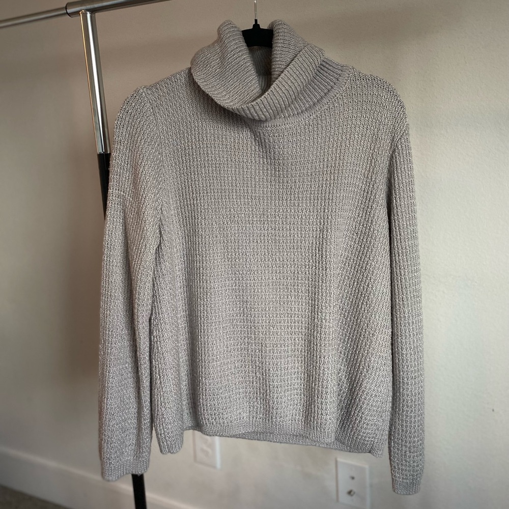 Lulus Gray Turtleneck Sweater